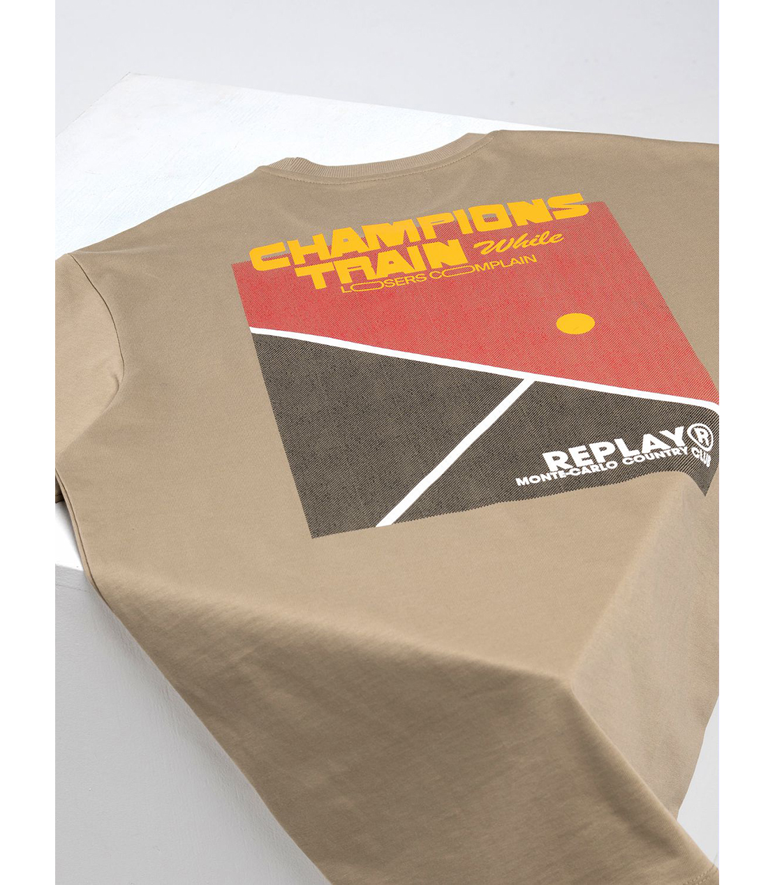 モンテカルロカントリークラブコレクションプリントTシャツ 詳細画像 カーキ 3